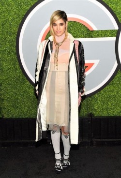 neuroticfashionplate:  Sofia Boutella wears Prada at the 2017 GQ Men of the Year Party in Los Angeles