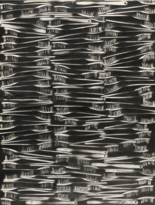 joeinct:  Black Toothbrushes, Photo by Arman, 1972