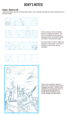 Comic tutorial for sketch to ink process.  support my Patreon for more tutorials, process videos, comics, and more! https://www.patreon.com/doxydoo  