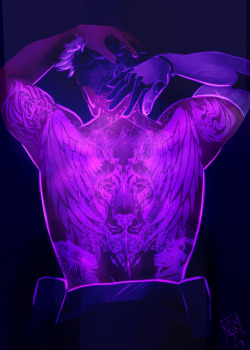 constructedparadox: cadrilovesklance:   jen-iii:  Finally done!! A full masterpost of my Glowy Paladin Tattoo series!! All the tattoos correspond to their position on Voltron as well as their Guardian elements~   (Sorry Coran, I could think of a way