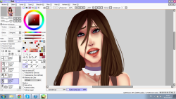 Sad Caitlyn :( I want to finish the whole drawing this weekend.