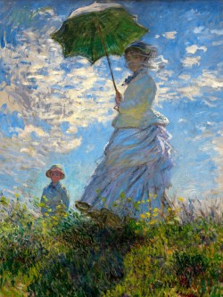 putarata-deactivated20151114: Claude Monet - The Woman with a Parasol (Suzanne Hoschedé).