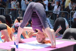 Attracting yoga position