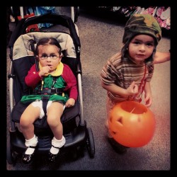 Look who came to the shop tonight! #halloween #lachilindrina #babies #red #green #yellow #brown #orange #selfexpressions