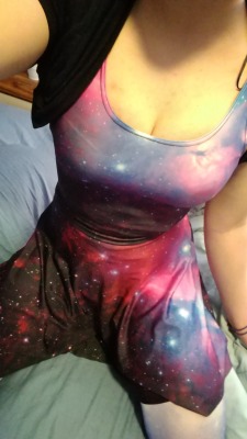 Lazy over the weekend compilation.   Also,  got galaxy tights to match my galaxy dress and heels! ♥