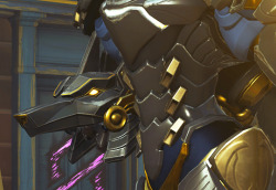temeria: pharah was assigned to protect a secure helix ai installation in egypt at the temple of anubis.  while the ai was briefly able to break containment, pharah and her team were able to subdue it.