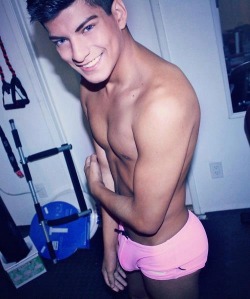 glad2bhere:  good looking swim guy in a hot bulged pink speedo   www.gays101.tumblr.com—— Follow me and I will check out your page. If I like what I see I will Follow you back