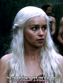 buffysummers:I am Daenerys Stormborn, of House Targaryen, of the blood of old Valyria. I am the Dragon’s Daughter. And I swear to you, that those who would harm you will die screaming.Daenerys Targaryen in season one of Game of Thrones (2011-2019)