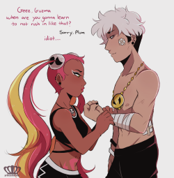 plumeria patching guzma up after fights is my lifeblood