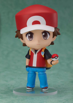 tinycartridge:  Pokemon Trainer Red as a Nendoroid ⊟ Cute! … and exclusive to Pokemon Centers in Japan! So enjoy these pictures (via @zerochan and NintendoTweet), I guess. Red will release on September 27 for ¥4,500, or around ฼. I like how he