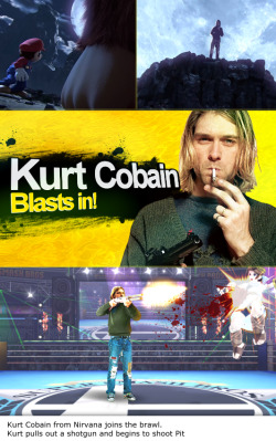 fanfictionimg:  Kurt Cobain from Nirvana