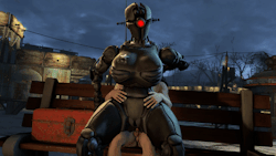 cyth-swag: Lewd Assaultron Reverse Cowgirl Mp4 | Gfycat More sexy robots, Lewd Assaultron model by @creepychimera 