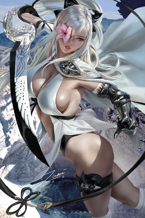 zumidraws:    Zero from Drakengard 3 has one of the best designs I have seen. I wanted to draw her before this year ends^^  High-res version, nsfw versions, video process, etc. on Patreon-&gt;https://www.patreon.com/zumi