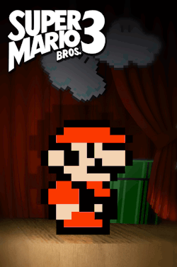 it8bit:  Mario! Mario! Mario!  A re-imagining of how Mario would look today based on the original sprites from each game.   Created by Joao Victor G. Costa 