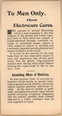 weirdvintage:  Somehow, the American Electrocure