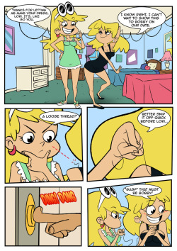 edensparkworkshop: To make up the lack of content as of late, and relief from Irma, My boss decided to have our latest exclusive fan comic to be posted here. By a Thread… drawn by Sexfire Leni made a new dress for Lori for her long awaited date with