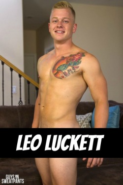 LEO LUCKETT at GuysInSweatpants  CLICK THIS TEXT to see the NSFW original.