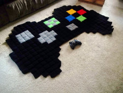 it8bit:  8-Bit Xbox Controller Rug Available for ฽ USD at Harmonden.  BRB MAKING A DREAMCAST ONE