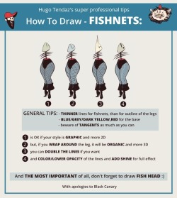   Drawing Tips - How to Draw Fishnets  Want to draw Black Canary, Zatanna and other fishnet girls? Well, wait no more because Uncle Hugo will help you :)  Newgrounds Twitter DeviantArt  Youtube Picarto Twitch   