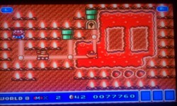 Finally reached World 8 in Super Mario Bros. 3! Never passed it as a kid let&rsquo;s hope I can now! :P 
