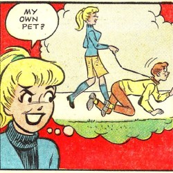 My own pet? #femdom #archie #comics #retro #throwback #canine #mistress #humanpet #humananimal #puppyplay @petplaypalace