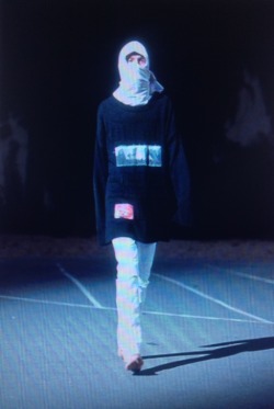 rick-owens:   Raf Simons Spring/Summer 2002, ‘Woe Onto Those Who Spit On The Fear Generation…The Wind Will Blow It Back’  
