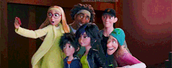 hecallsmepineappleprincess:  merida-straighthair: bh6 characters + bh6 voice actors  This is too much! 