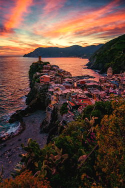 italian-luxury:  Edge of the Terre, Italy | Landscapes | Credit