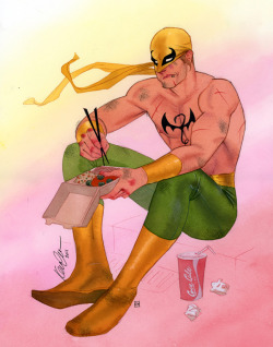kevinwada:  Iron Fist Post fight take out NYCC 2015 commission 
