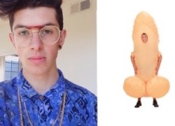 lancemich:  Steal his look: Sam pepper Inflatable dick costume (อ.99) 