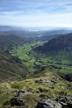 wanderthewood:  Great Langdale from Harrison Stickle, Cumbria, England by Michael Pitt photography