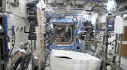 drinking-tea-at-midnight:  dat-soldier: judgeanon:  oldmanyellsatcloud:  theverge:  There’s an astronaut in a gorilla suit floating around the International Space Station We have no idea why this suit was deemed essential enough to send into zero gravity,