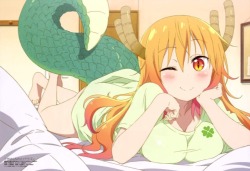 tohru-cute-maid:“The camera just turned on while I was lounging in bed I’m not a model hehe” &lt;3 &lt;3 &lt;3
