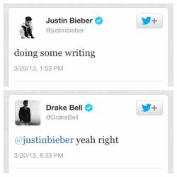 jillianmariexo:  pancakemilkshake:  fullmetalfisting:  actually-misha-collins:  nobody hates justin bieber more than drake bell does  I’m going to be really sad the day I hear Drake Bell got attacked and murdered by feverish adolescent girls  No it’s