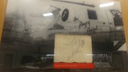 Went to the National Museum of WWII Aviation in Colorado Springs today and fell in love with this Angry Angel nose art by Vernon Drake😍