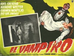 Fetishforfilm:  Vampires In Mexican Cinema.   Germán Robles Always Played A Vampire.