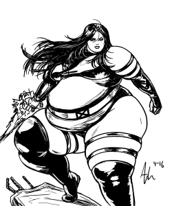 ray-norr:  Quickie of Psylocke from the X-Men  ray-norr, so awesome!!