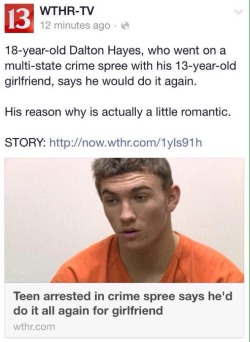 prettyboyshyflizzy:  theboycourt:  So among a whole lot of other things, the white media is just going to ignore the fact that this man is dating a fucking middle schooler.  &ldquo;his reason why is romantic&rdquo; jesus christ when will it end