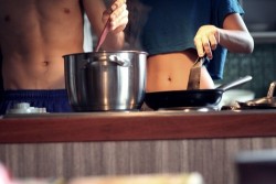 shaynnee:  A couple that cooks together,