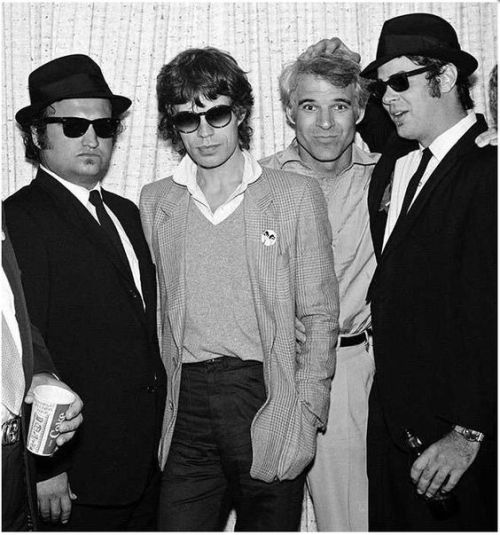 speakspeak:  Timeless Cool: John Belushi, Mick Jagger, Steve Martin and Dan Aykroyd.