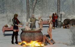 happy-cannibal:  Traditional DCG winter girl stew party
