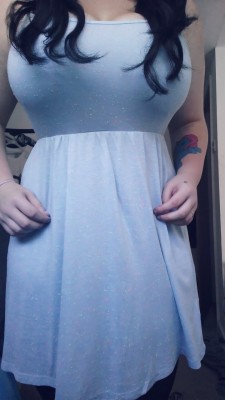 thefawnqueen:  I know it seems stupid but I’m so happy with this dress because it’s fits me AND those lumps on my chest and that never, never happens for me aww yay for New look sales ❤❤❤ (Also I would bang me in this dress because I look fiiiiiiinnnneee)