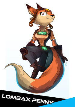 nutvers:  crossover skin of two spaceanimal games!! lmao i can dream…( penny fox from awesomenauts, outfit from ratchet and clank )