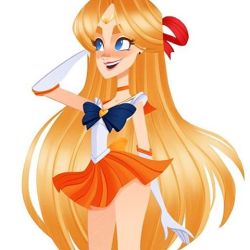 Lady Number 65 and Day 5 on my 7 day Art Challenge SAILOR VENUS 
