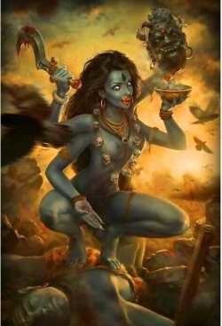 anandapinda:Kali means “time”, and in