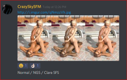 crazyskysfm on our #3dx discord created a comparison between Normal vs NGS2 vs my Sexy Female Skin shaders (click on link for bigger picture)  Left: Normal Middle: N.G.S. Anagenessis 2 - Revolution Right: Clare3Dx’s Sexy Female Skin  Which one do you