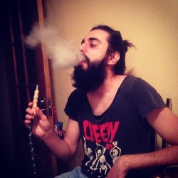 #hookah #smoke #smoking #smokes #smoky #beard #drink #korolev #russian #russian #iphone #instagram