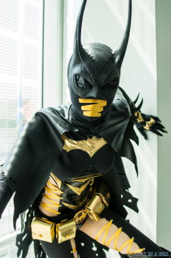 lattecosplay:  yorkinabox:  The always great Gore Core Kitty in her new amazing Cassandra Cain Batgirl cosplay which she showed off at Anime Expo ‘13. She is justice!  Daaaamn girl, it’s gorgeous! 
