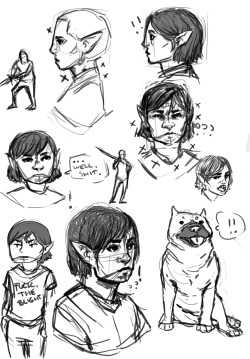 Sketch dump no. 3I&rsquo;ve played way too much dragon age for the past three or four months and I can&rsquo;t seem to get it out of my head.