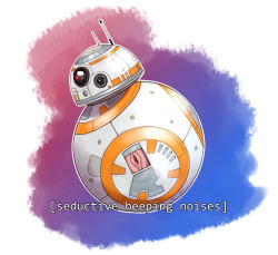 BB-8 is super adorable. And when I found out that there’s a huge debate going on if she’s supposedly a girl or a boy, I knew I had to draw her with a special Fleshlight port. So here it is in celebration of today’s opening night!High res here!But